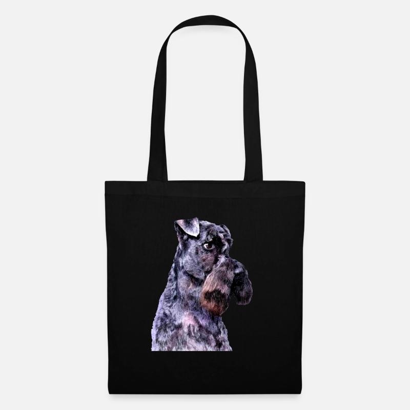 kerry blue terrier - Tote Bag - black