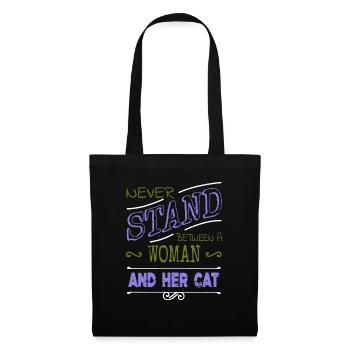 awesome cat lover pet lover persian joke love - Tote Bag - black - Front