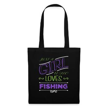 present fish hook trout clown fish tshirts - Tote Bag - black - Front
