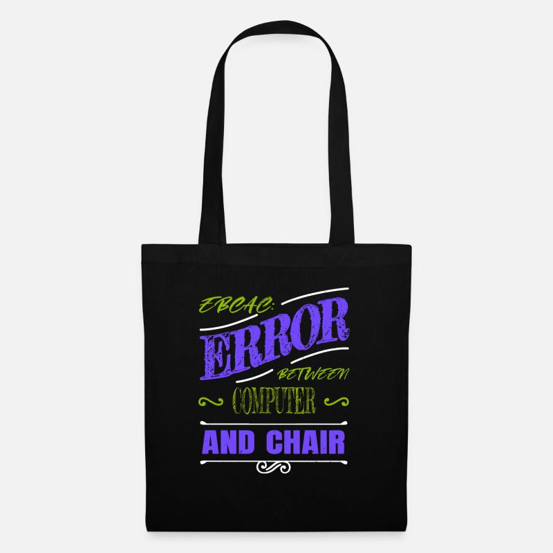 Geek Funny Hacker Equestrian Computer Science - Tote Bag - black