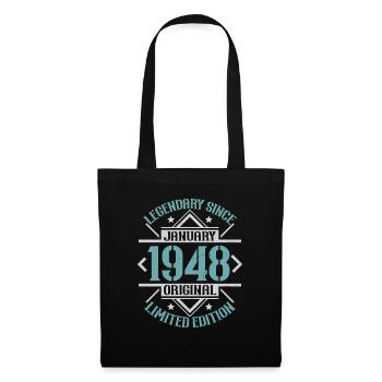 Legendary since January 1948 limited edition - Tote Bag - black - Front