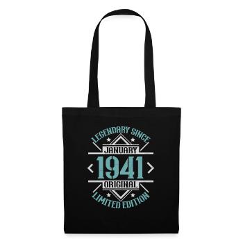 Légendaire depuis janvier 1941 édition limitée - Sac en tissu - noir - Devant