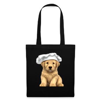 Golden Retriever Restaurateur Dogs Puppy Cooking - Tote Bag - black - Front