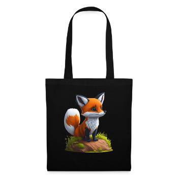 Kleiner Fuchs - Stoffbeutel - Schwarz - Vorne