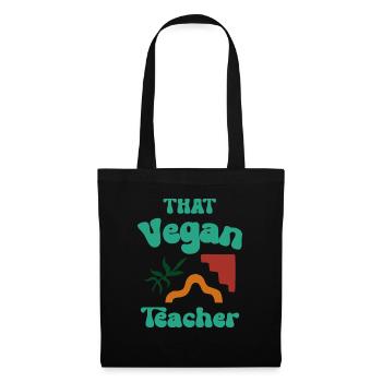 That Vegan Teacher - Tote Bag - black - Front