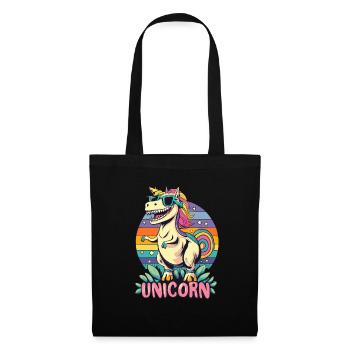 T-Rex Unicorn with Sunglasses - Tote Bag - black - Front