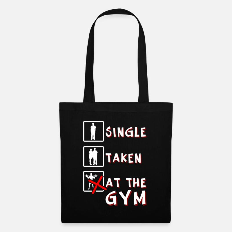 At The Gym - Stoffbeutel - Schwarz