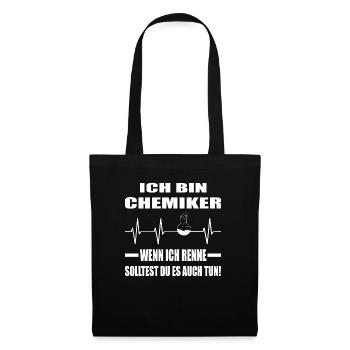 Chemie - Stoffbeutel - Schwarz - Vorne
