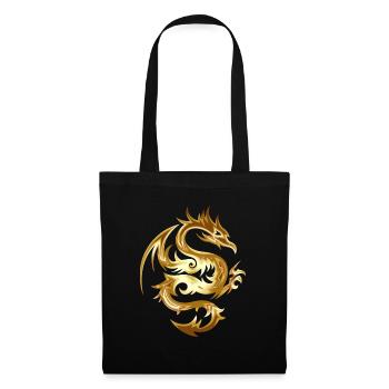 Dragon Chinese Dragon Fantasy Gift - Tote Bag - black - Front