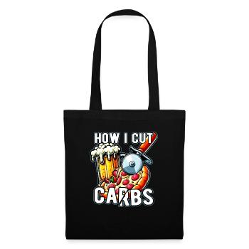 How Cut Carbs Diet Carbohydrates Nutrition - Tote Bag - black - Front