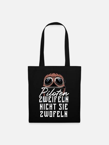 Pilot - Stoffbeutel - Schwarz