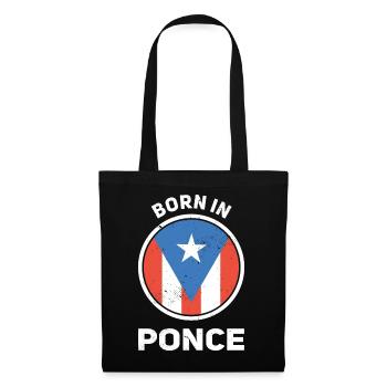 Porto Rico - Sac en tissu - noir - Devant