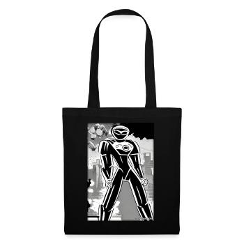 Robot Comic Future Cyborg Machine Technology - Tote Bag - black - Front