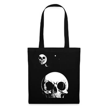 Horror Skull Skull Art Skull Gothic Heavy Metal - Tote Bag - black - Front