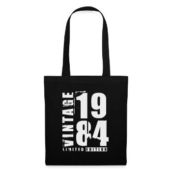 Vintage 1984 Vintage Born Birthday Gift - Tote Bag - black - Front