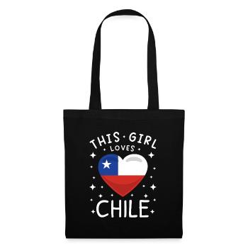 Chile Flag South America Chilean Flag Vintage - Tote Bag - black - Front