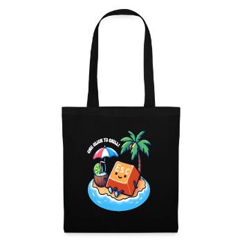 Appuyez sur ESC pour Paradise - Sac en tissu - noir - Devant