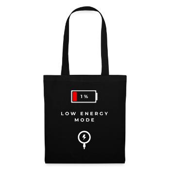 Low Energy Mode Graphics - Tote Bag - black - Front