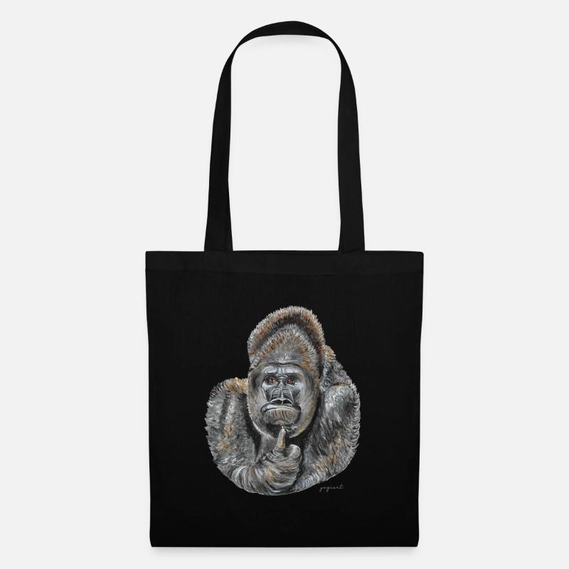 gorilla - Tote Bag - black
