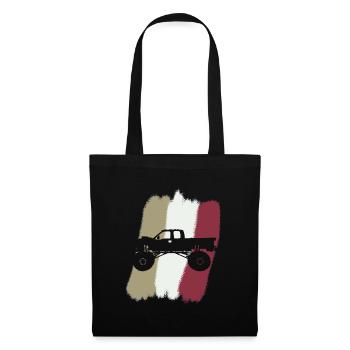 Pneu Monster Truck - Sac en tissu - noir - Devant