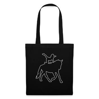 Exercices d’équilibre Gymnastique équestre masculine - Sac en tissu - noir - Devant