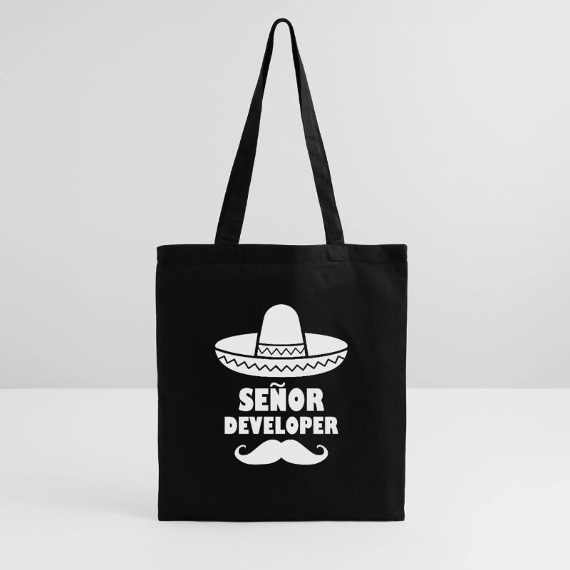 Señor developer Programming Informatik Geschenk Stoffbeutel
