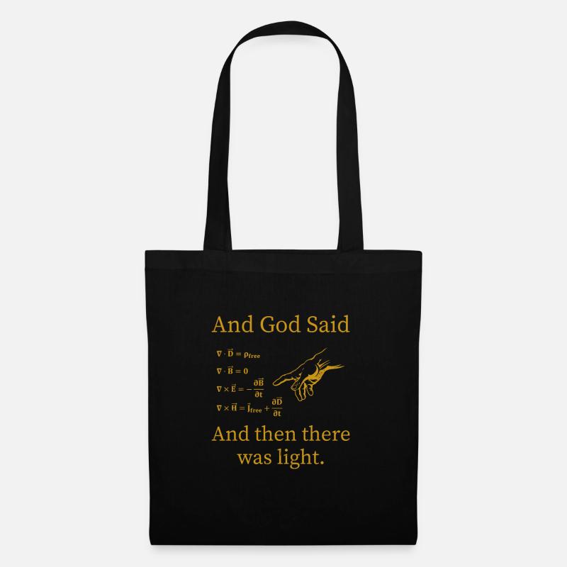 Physics Formula Equations Physicist Gift - Tote Bag - black