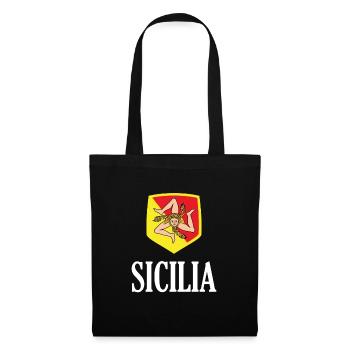 Sicilia Palermo Italian Coat of Arms Sicily - Tote Bag - black - Front