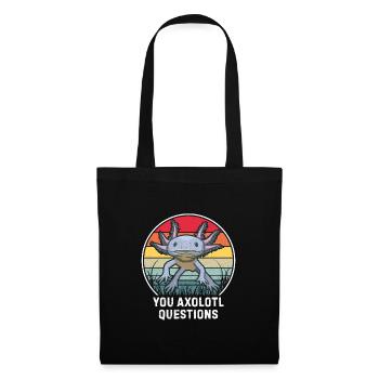 You axolotl questions Amphibians Tailed Amphibians - Tote Bag - black - Front