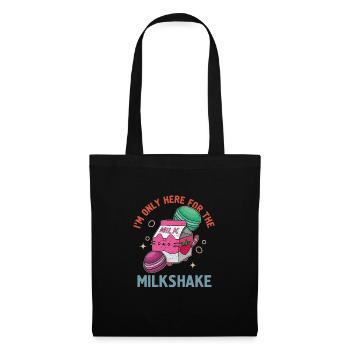 Japanese Drink Kawaii Milkshake Strawberry - Tote Bag - black - Front