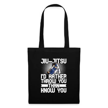 Jiu Jitsu Judo BJJ Filles Arts Martiaux Sports - Sac en tissu - noir - Devant