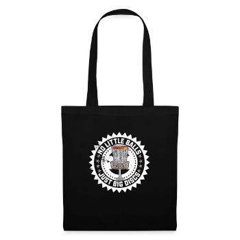 Discgolfeur Flying Disc Frisbee Tree Hobby - Sac en tissu - noir - Devant