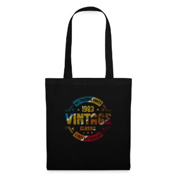 1983 Anniversaire 40 ans Rétro Edition Limitée - Sac en tissu - noir - Devant