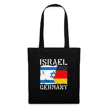 Israel Germany Origin National Flag - Tote Bag - black - Front