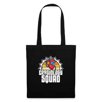 doctor saying cardiologist heart training profession - Tote Bag - black - Front