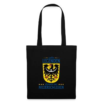 Schlesien Herkunft Provinz Region Deutschland - Stoffbeutel - Schwarz - Vorne