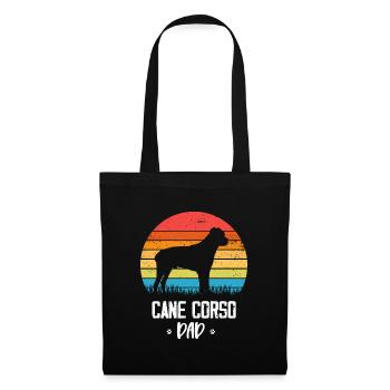 Cane Corso - Stoffbeutel - Schwarz - Vorne