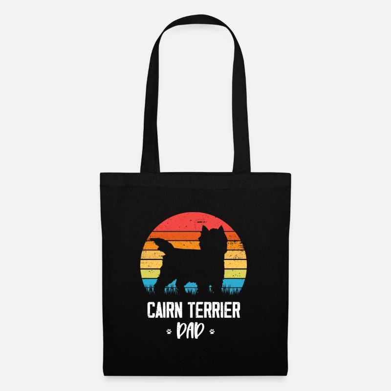 Cairn Terrier - Stoffbeutel - Schwarz