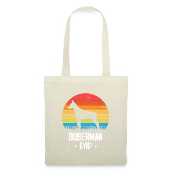 Doberman - Sac en tissu - nature - Devant