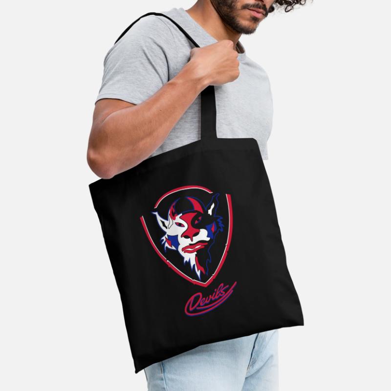 Sehnde Devils Logo mit Devils Script Stoffbeutel