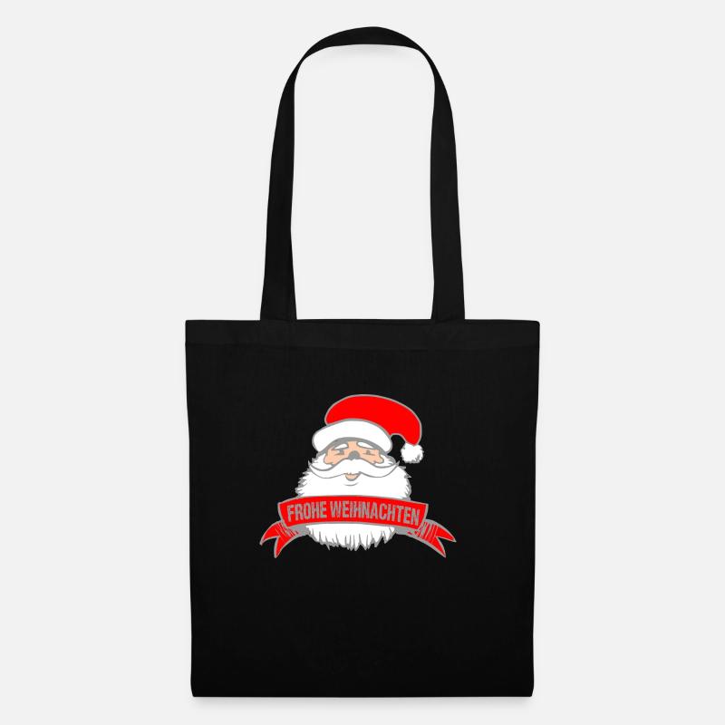 Weihnachten - Stoffbeutel - Schwarz