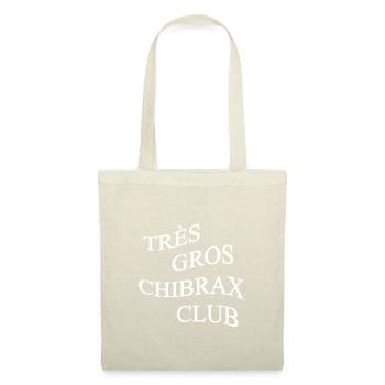très gros chibrax club | cadeau pour beauf - Sac en tissu - nature - Devant