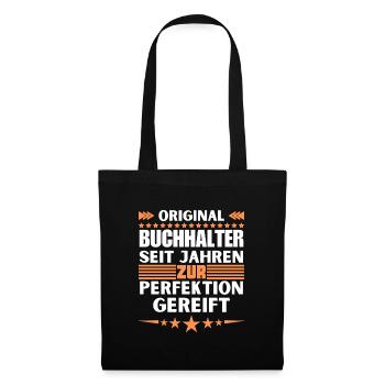 Accountant matured to perfection - Tote Bag - black - Front