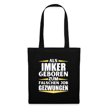 Beekeeper landed in the wrong job - Tote Bag - black - Front