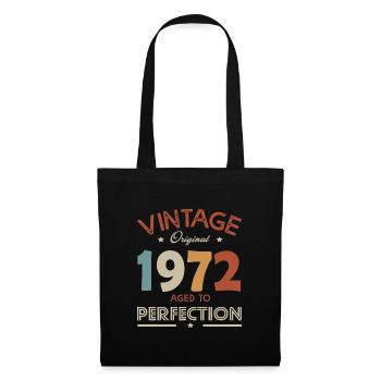 vintage 1972 gift humor birthday 51 years - Tote Bag - black - Front