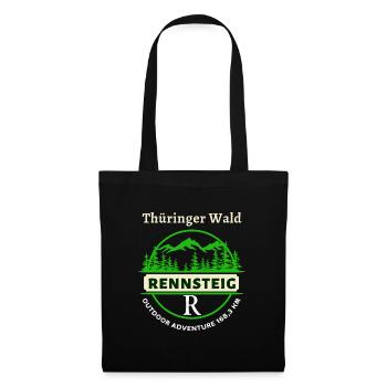 Rennsteig-Thüringer Wald-Thüringen - Stoffbeutel - Schwarz - Vorne