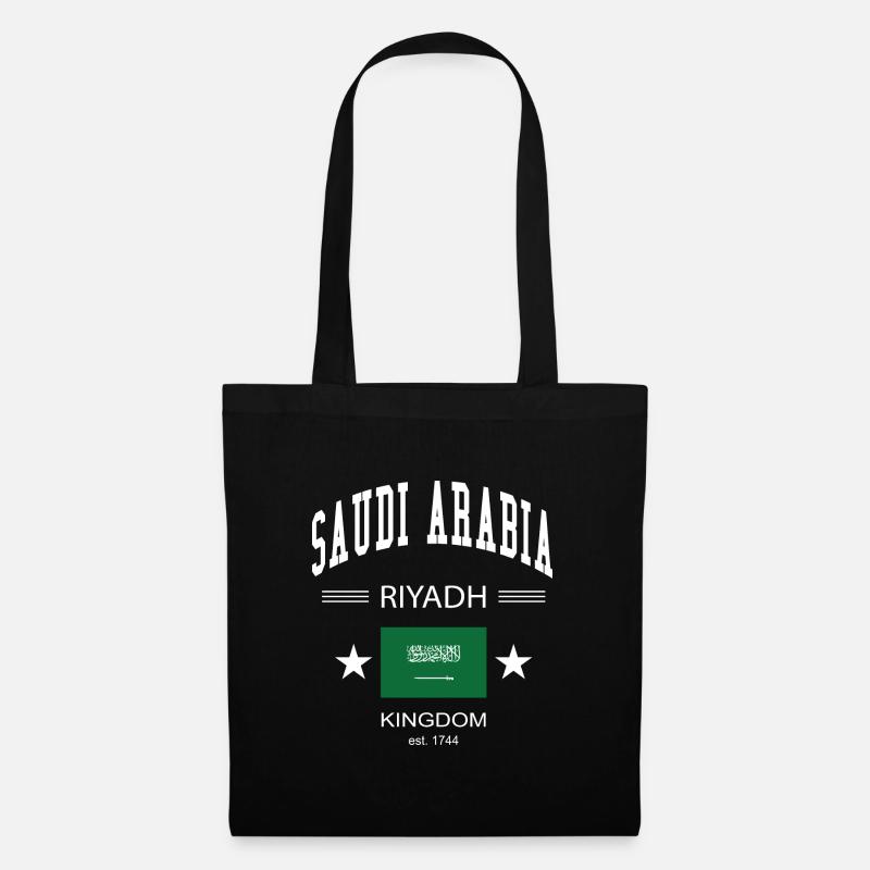 Saudi Arabien - Stoffbeutel - Schwarz