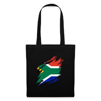 Afrique du Sud Drapeau Afrique Afrique Afrique du Sud - Sac en tissu - noir - Devant