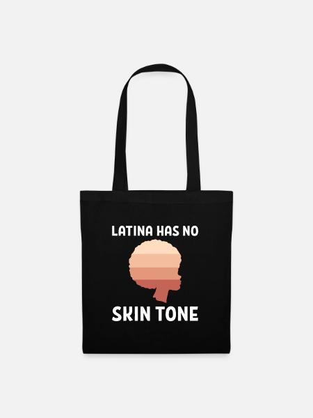 Afro Latina - Stoffbeutel - Schwarz