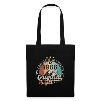 Août 1966 Cadeau D'anniversaire Août 1966 Vintage - Sac en tissu - noir - Devant
